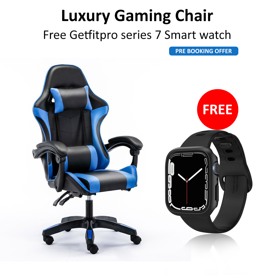 Getfitpro Racing Series SL1000 Gaming Chair Luxury Launching offer free Smart watch