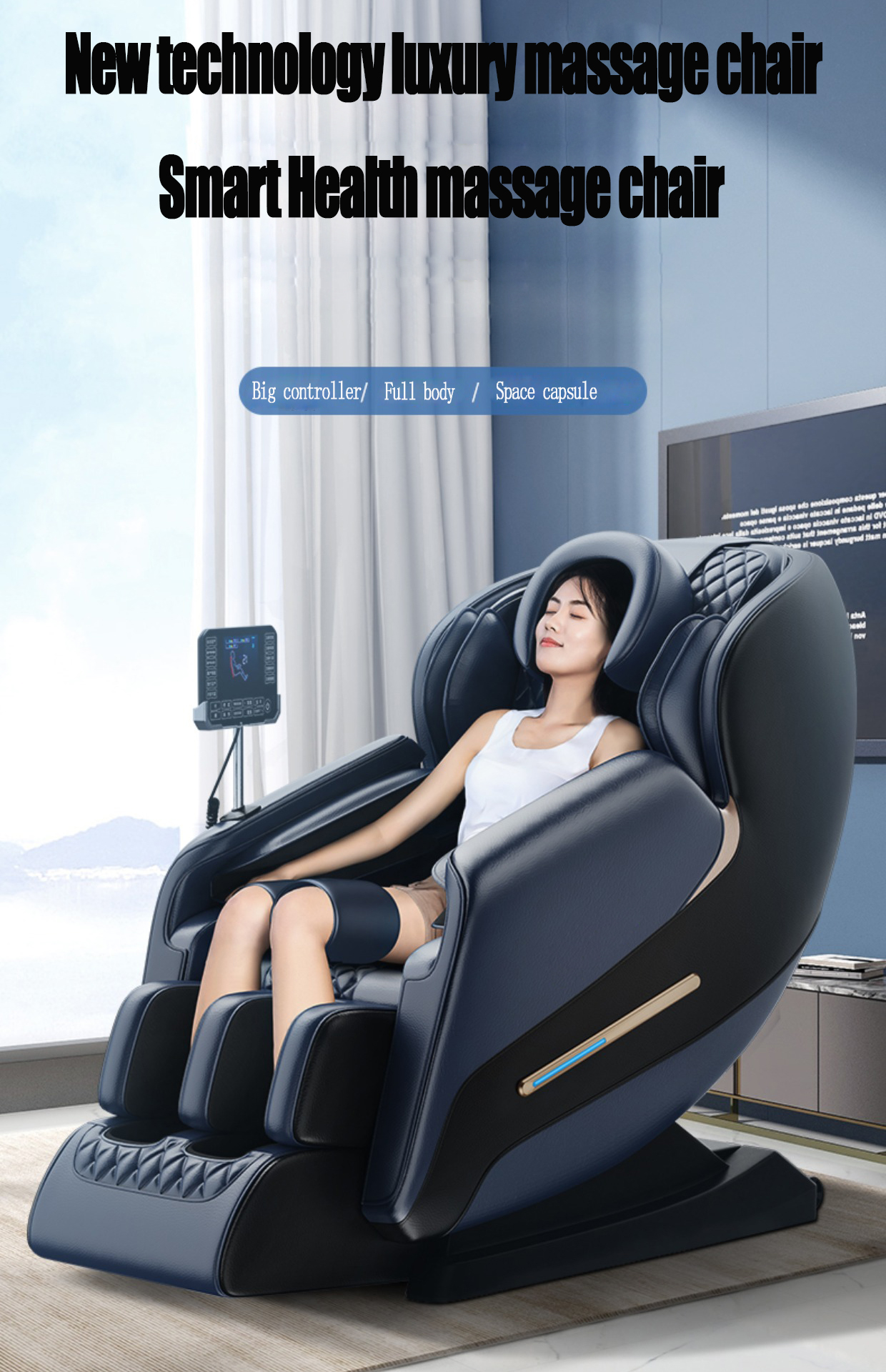 Luxury Massage Chair with free Led TV and Trolley Speaker Pre booking offer only
