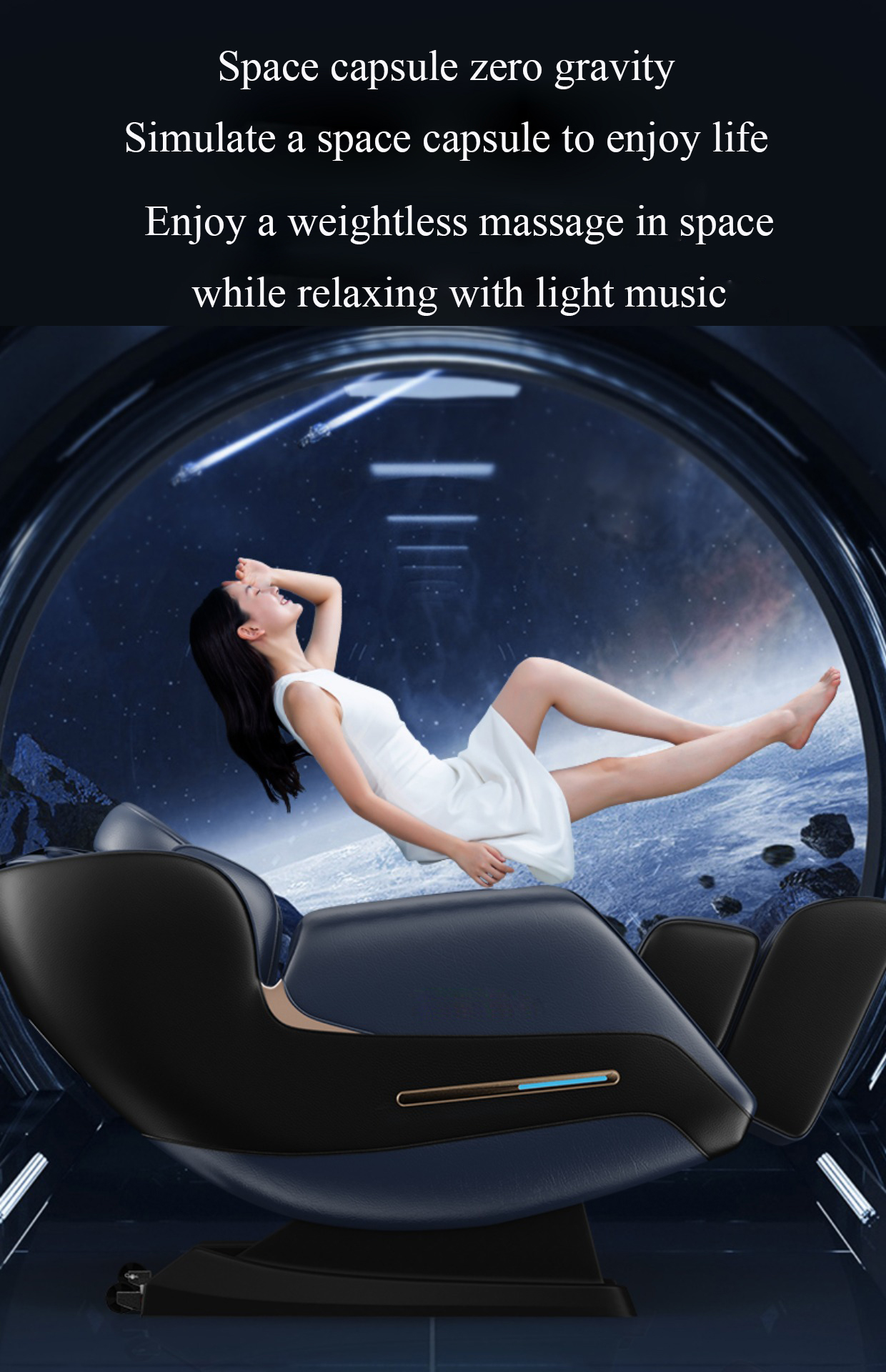 Luxury Massage Chair with free Led TV and Trolley Speaker Pre booking offer only Book Now