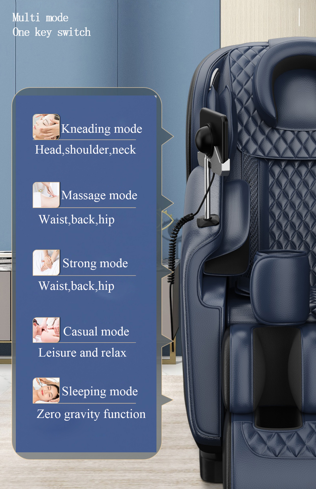 Luxury Massage Chair with free Led TV and Trolley Speaker Pre booking offer only Book Now and get Free Speaker